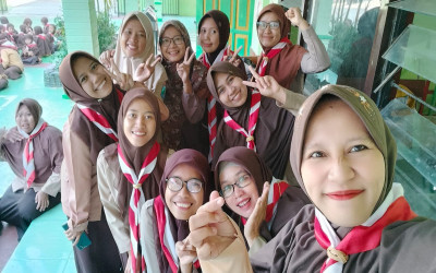 Peringatan Hari Pramuka ke 62 Tahun 2023 MI Al Amin Dempelan